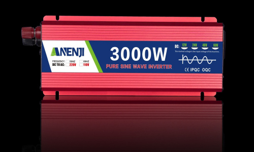Автомобильный инвертор,3000 Вт  24 V DC в 220 V AC