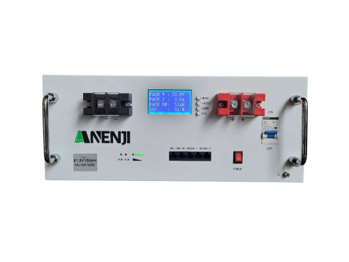 Аккумулятор Anenji LiFePO4 51,2 В 100 А·ч для монтажа в стойку 